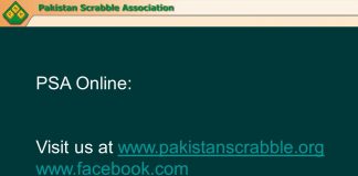 5th Virtual Scrabble Tournament: Being Played Today; 52 Participants Finalized