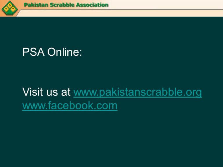 5th Virtual Scrabble Tournament: Being Played Today; 52 Participants Finalized
