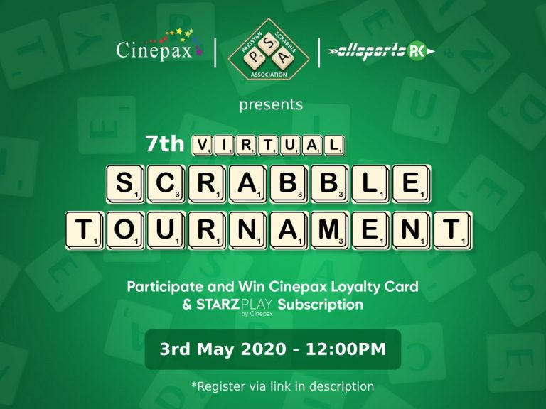 Pakistan-7th Virtual Scrabble Tournament: Participants List Released