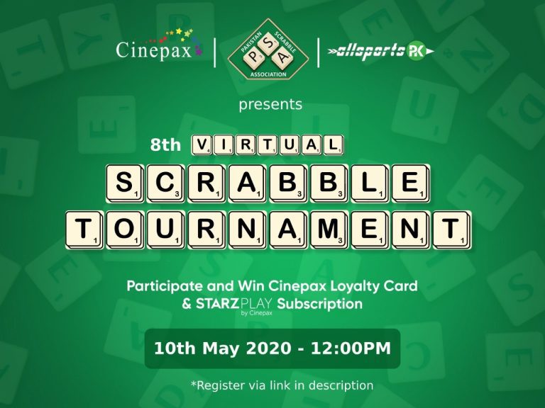 Pakistan-8th Virtual Scrabble Tournament: Players To Compete Are…