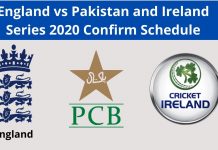 Cricket International England: Schedules Of Pakistan & Ireland Series Announced