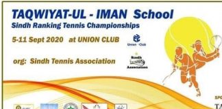 Pakistan School Tennis: 1st Taqwiyat-Ul-Iman School Championship