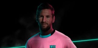 Football-Barcelona FC: Messi Joins Training Session Messi in newly introduced 3rd kit of Barcelona