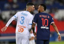 Football-Ligue 1: Red Card Shown To Neymar & 4 Others