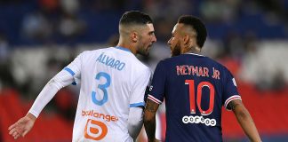 Football-Ligue 1: Red Card Shown To Neymar & 4 Others