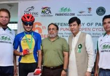 Cycling All Punjab Open Cycle Race ’20: Sayed Aqib First To Cross The Line Pakistan Defence Day All Punjab Open Cycle Race 2020