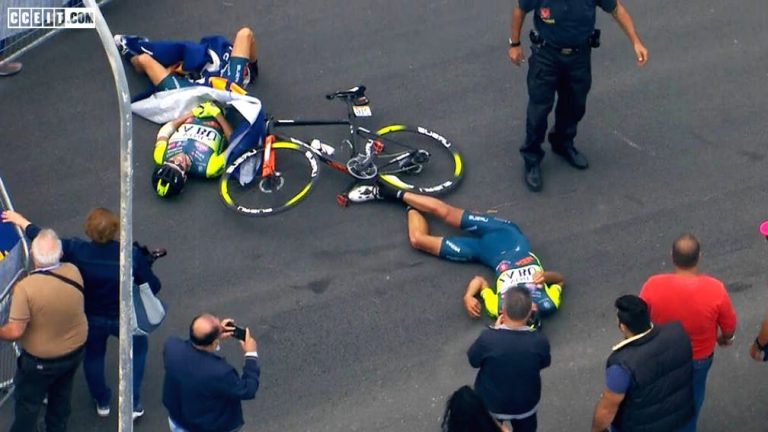 Giro d’Italia 2020: Cyclists Crash Due To Low Flying Helicopter