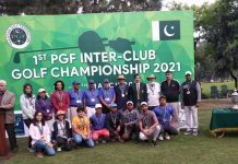 PGF Inter Club Golf C’ship: Lahore Garrison Lifts 2021 Trophy