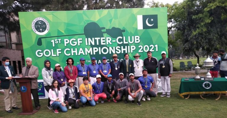 PGF Inter Club Golf C’ship: Lahore Garrison Lifts 2021 Trophy