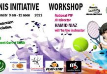 Pakistan-Sindh Juniors Tennis Workshop ’21: Being Held On 10th November
