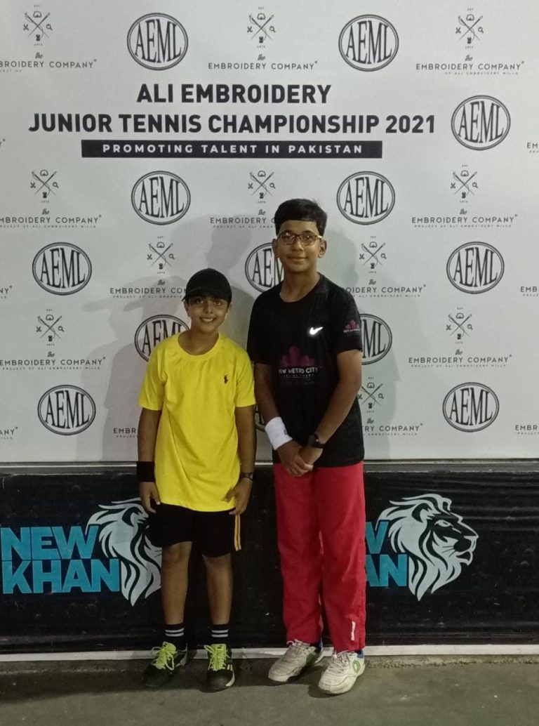 Pakistan-Junior National Tennis ’21: Abubakar Talha & Zohaib Afzal Win Double Titles Hat-trick