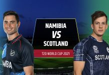 T20 World Cup-27th Oct.21-21th Match: Namibia Wins; Points Table + Schedule