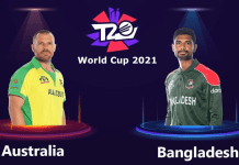 T20 World Cup-4th Nov.’21-34th Match: Australia Crush Bangladesh; Points Table + Schedule