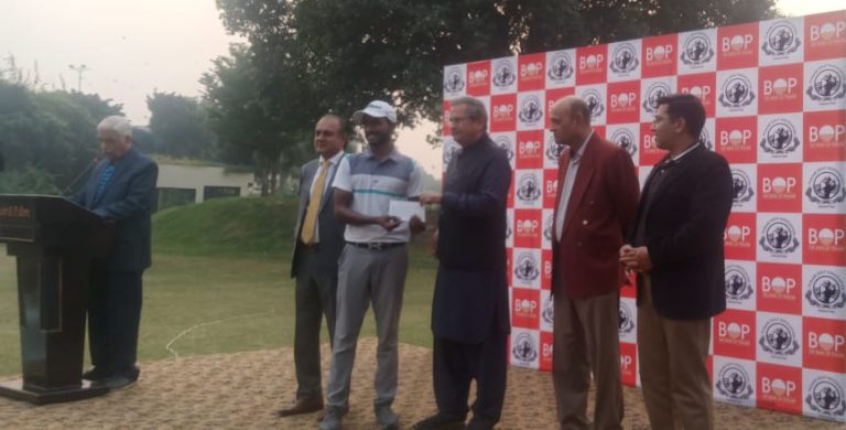 4th Jinnah Dev. Golf Tour ’21: Muhammed Saqib’s Masterly Victory