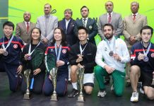 21st Asian Individual Squash C’ship 2021: Ladies Title Clinched By Tong & Men’s By Eain