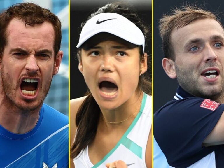 Tennis-2022 Australian Open: Andy Murray & British No 1 Emma Out!