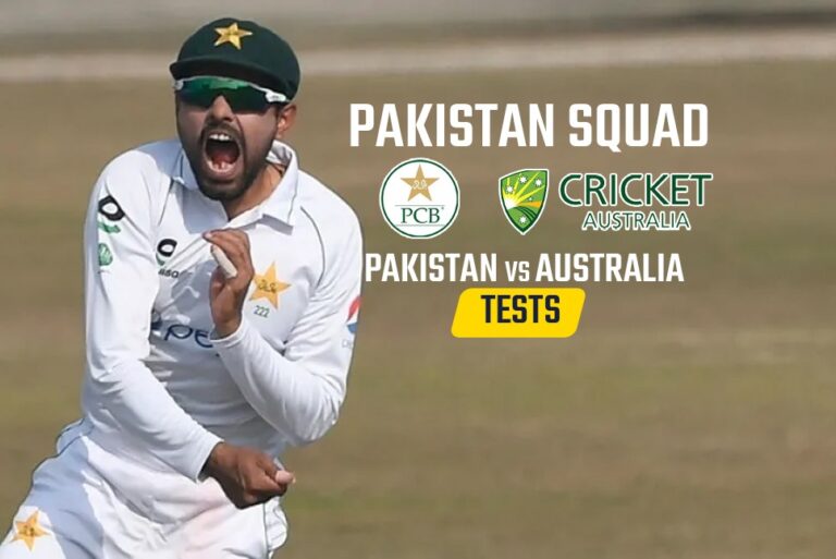 2022 Australia Cricket Tour Pakistan: Pak Test Squad Named