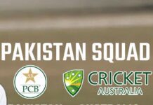 2022 Australia Cricket Tour Pakistan: Pak Test Squad Named