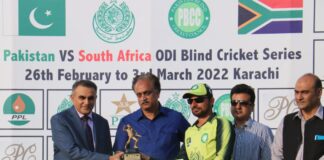 Blind Cricket-2022 S. Africa Tour Pakistan-2nd ODI: Pak Win & Sweep Series