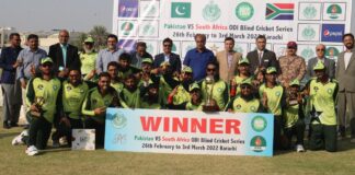 BREAKING Blind Cricket-2022 S. Africa Tour Pakistan-3rd ODI: Series Whitewashed By Pak Team