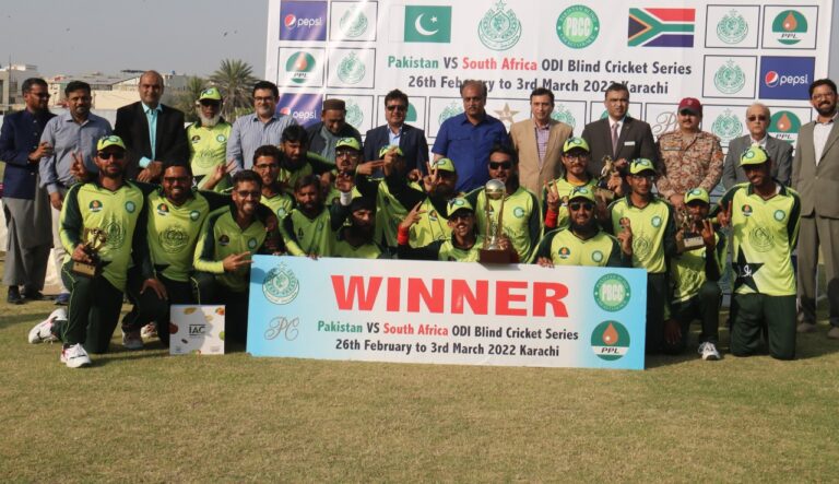 BREAKING Blind Cricket-2022 S. Africa Tour Pakistan-3rd ODI: Series Whitewashed By Pak Team
