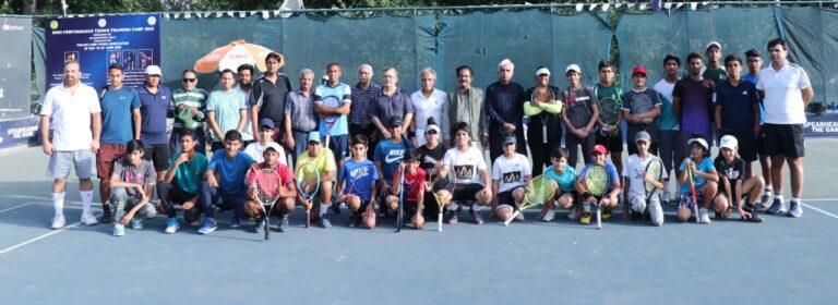 1st High Performance Tennis Training Camp: Inaugurated At Punjab Tennis Academy; Lahore
