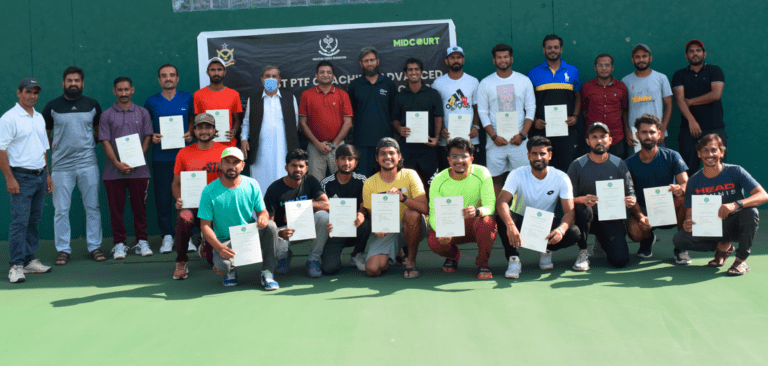 2022 Pakistan Tennis: PTF Coaching Advanced Players Course (Level 2) Conducted