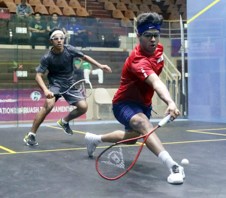 PSF-Combaxx International Squash Tournament 2022:  Noor & Nasir Qualify For The Final Clash