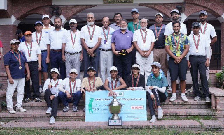 5th PGA Punjab Inter Club Golf 2022: Garrison Golf Club Team Out Classes The Opponents