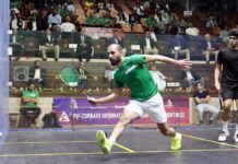 PSF-Combaxx International Squash Tournament 2022: Nasir Iqbal Annexes Title