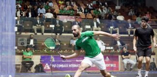 PSF-Combaxx International Squash Tournament 2022: Nasir Iqbal Annexes Title