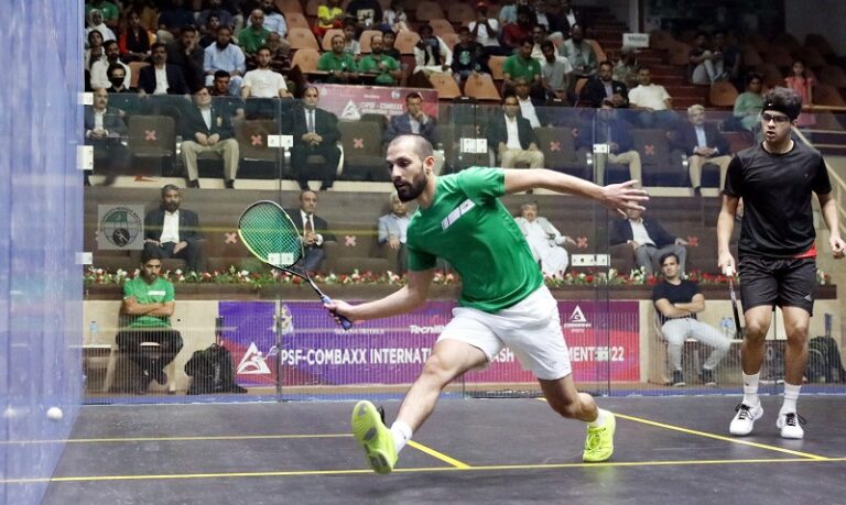 PSF-Combaxx International Squash Tournament 2022: Nasir Iqbal Annexes Title