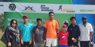 Tennis Pakistan-ATF Championships 14& Under Leg-1: To Be Held From 1st Till 9th October