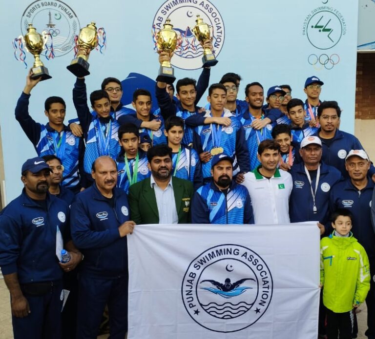 26th Boy’s National Swimming Championship: Punjab Wins Two Age Groups; Sindh One Group | Best Swimmers – Mikail; Azlan & Muhammad | 7 New National Records