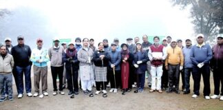 13th S. Manzoor Hussain Memorial Golf 2023: Manzoor Retains Title + With Tehmina Sweeps Prizes