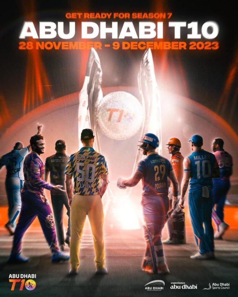 Abu Dhabi T10-Season 7: 2023 Edition Confirmed