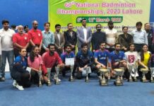 Pakistan-60th National Badminton C’ships: Irfan & Mahoor 2023 Singles Champions