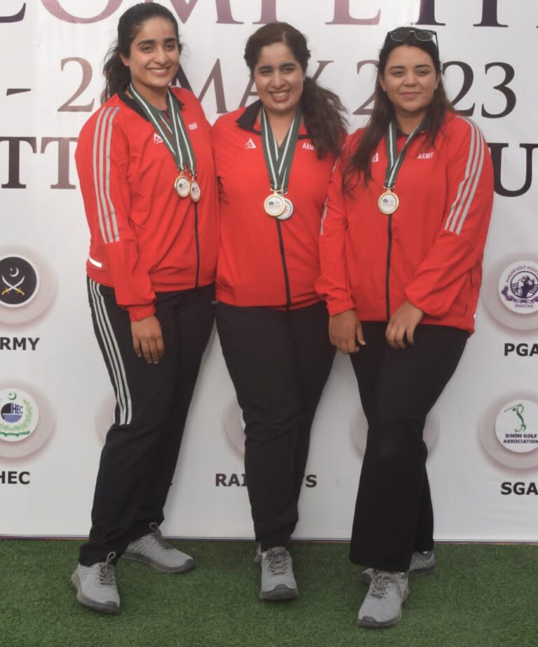 Pakistan-34th National Games Golf 2023: Gold Medal’s For Salman & Parkha + Army Teams