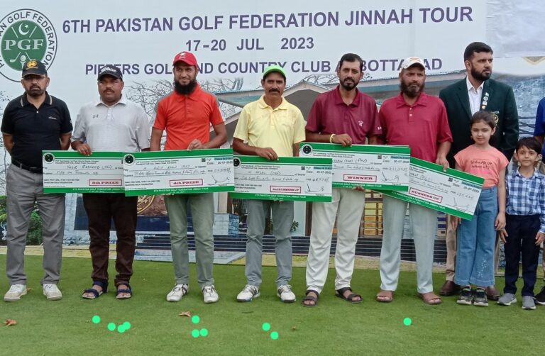 6th PGF Jinnah Tour Golf: Jafal Hussain Excels To Win 2023 Title