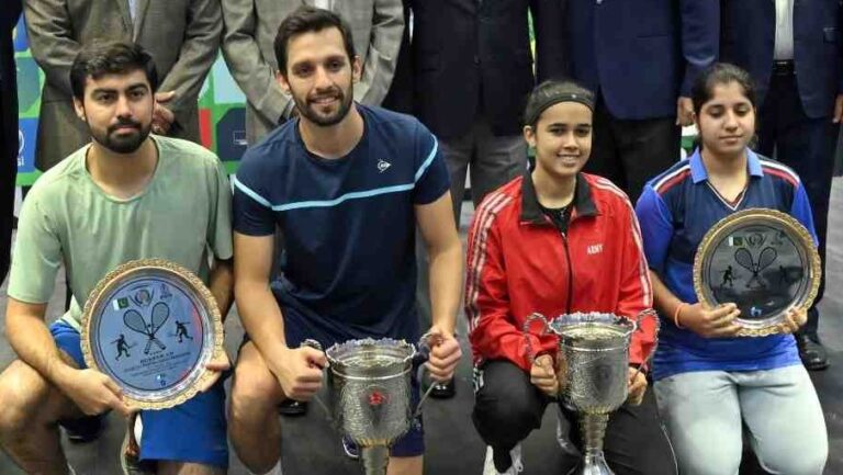 2nd CNS All Pakistan Squash C’ship 2023: Nasir & Zaynab Lift 2023 Trophies
