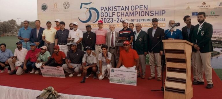 50th Pakistan Open Golf 2023: Ahmed Baig Is National Champion For Second Successive Year; Nisar & Ashass Win Senior & Junior Titles