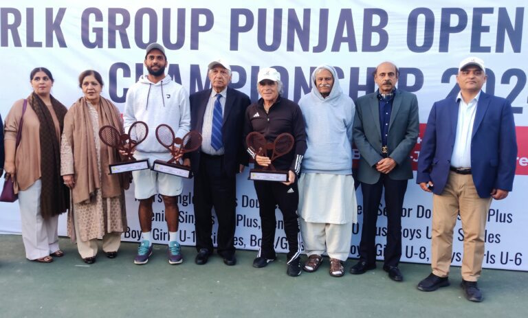 2024 Punjab Open Tennis Championship: Muzamil Clinches Men’s Two Titles; Shimza Wins Ladies Singles Title