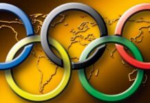 Olympics Summer & Winter: Next Editions? Olympic rings on a world map, representing the upcoming Summer and Winter Games.