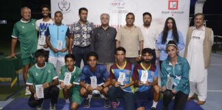 2024 KHK Memorial Tennis: Ushna & Shoaib Lift Single’s Champion Trophies