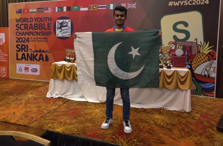BREAKING Scrabble-19th World Youth Cup: Pakistan’s Affan Salman Is 2024 World Champion