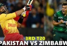 Pakistan Cricket Tour Zimbabwe-3rd T20I | Zimbabwe Stuns Pakistan