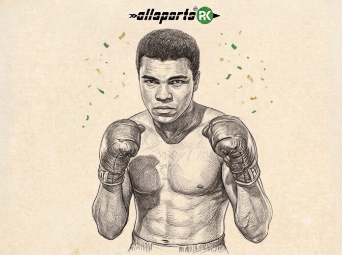 Muhammad Ali professional boxing career poster Rapid Fact Sheet: Muhammad Ali professional boxing career poster and career record