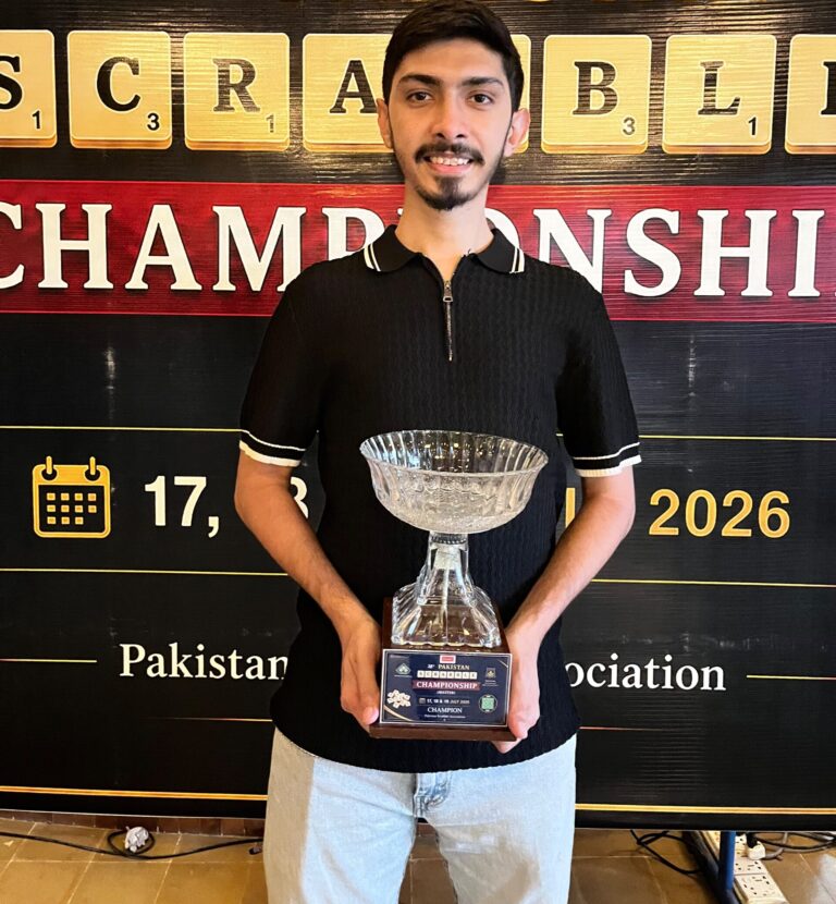 38th Pakistan Scrabble Championship: Hassan Hadi Khan Crowned Champion
